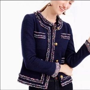 J.Crew Navy Liberty of London Blazer with gold buttons